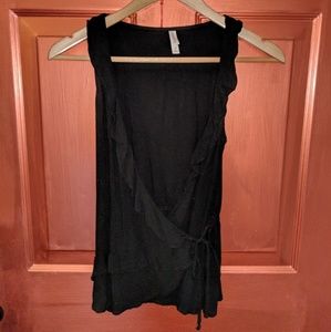 Xhilaration lack wrap top